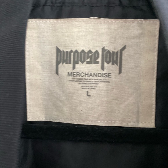 Justin Bieber Purpose Tour Jacket Size L - Picture 2 of 4